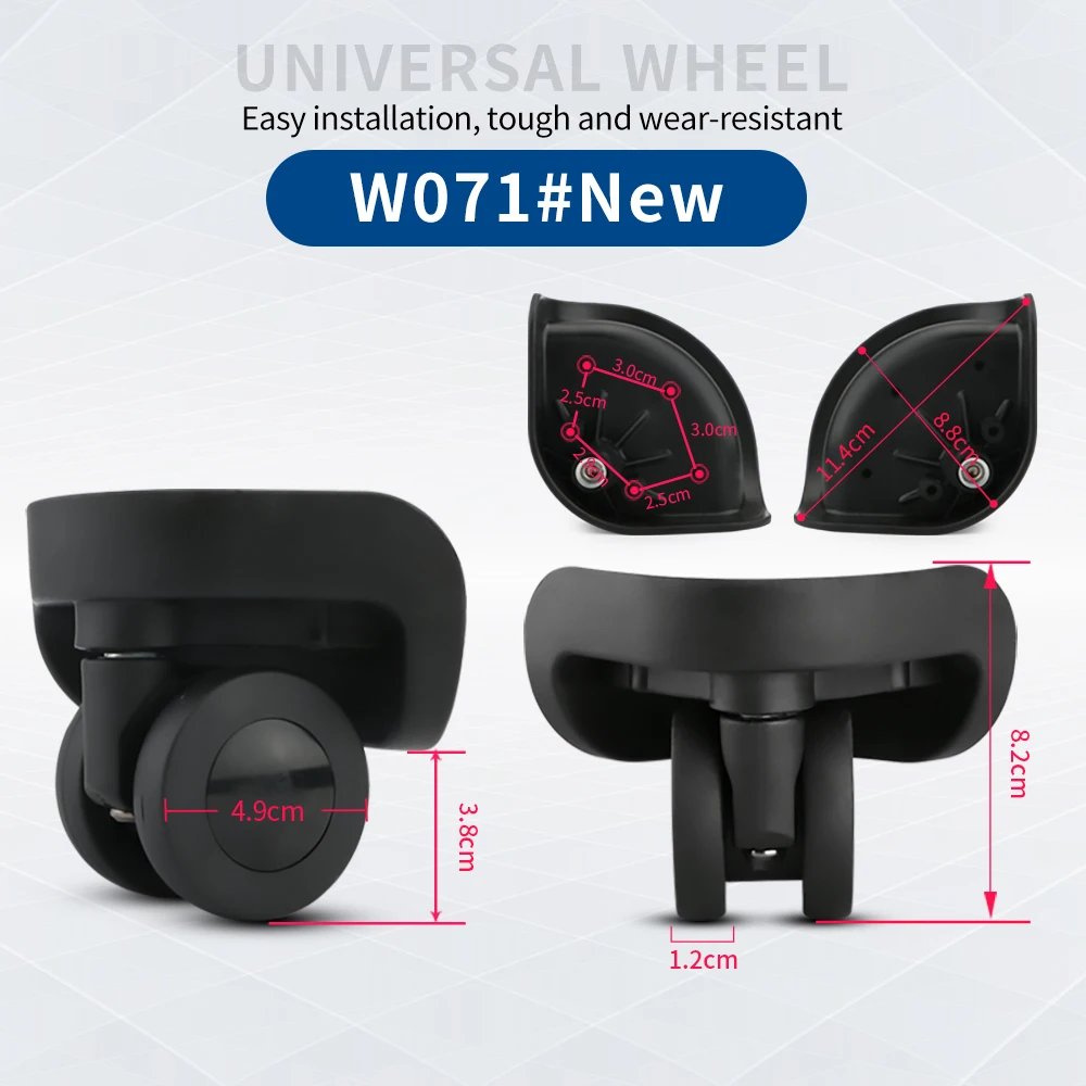 TANGYIPIN Hangsheng A - 58 Luggage Wheels Repair Trolley Case Suitcase Universal Casters Business Replacement Mute One-piece