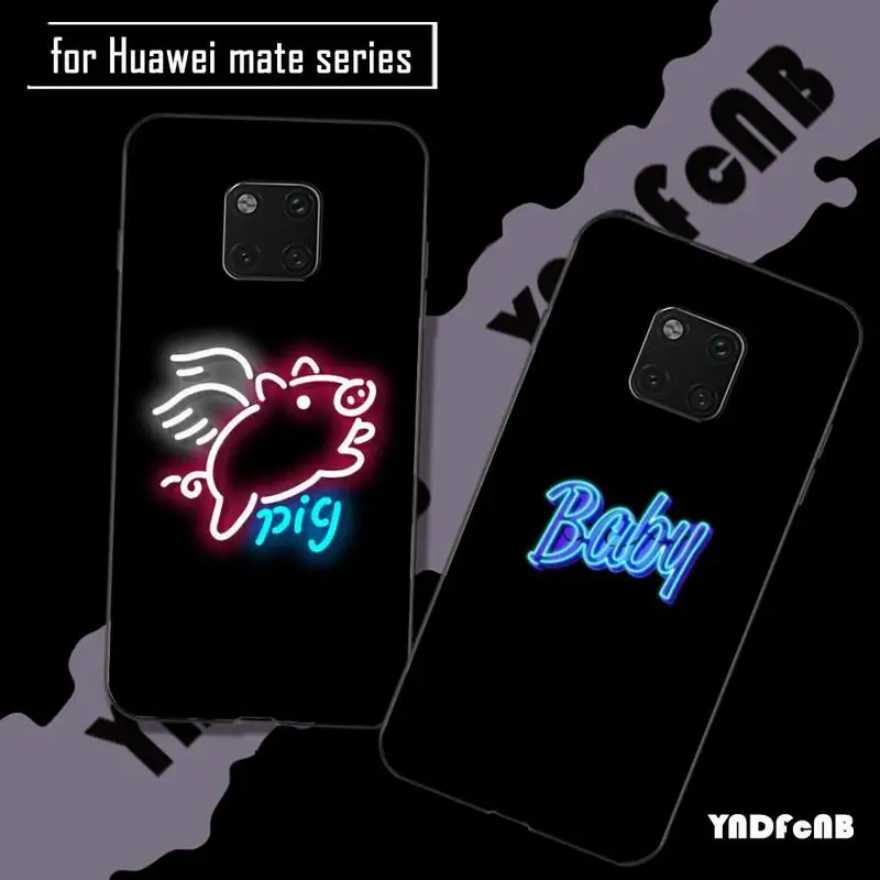 Флуоресцентный чехол для телефона Huawei mate 9 10 20 30 lite pro 20X | Мобильные телефоны и