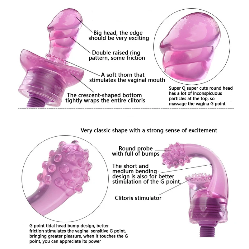 Leten аксессуары для вибраторов массажа влагалища AV палочка Кепки Для женщин