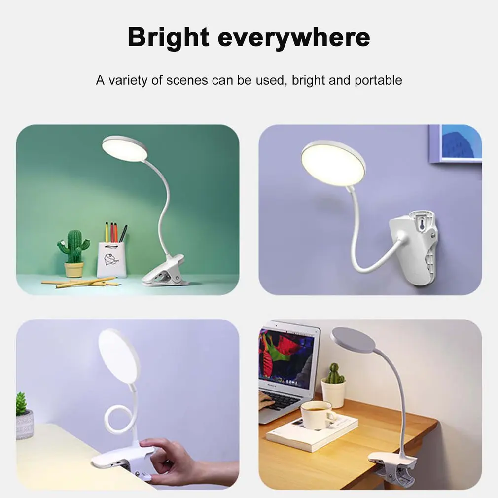 

Slaapkamer Bed Bureau College Student Kinderen Leren Lezen Vouwen Dimmen Bedlampje Clip Creatieve Huiswerk