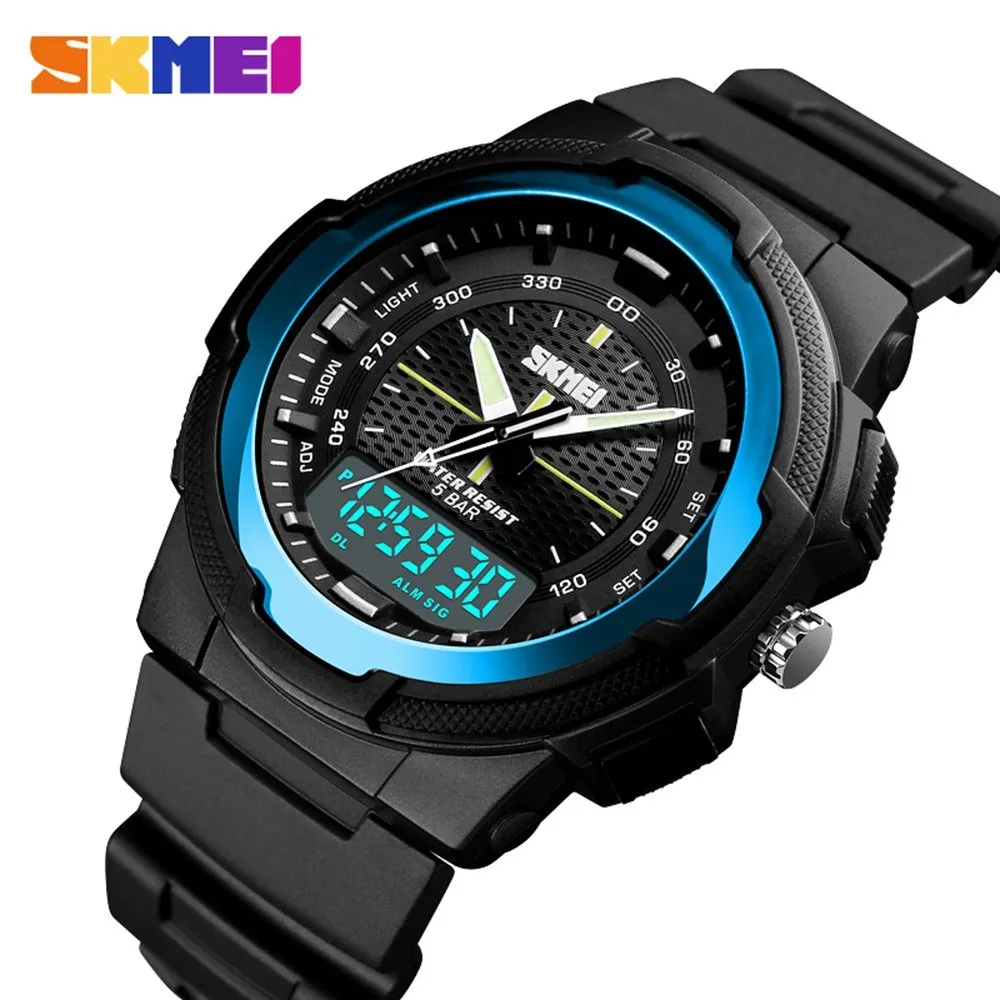 

Men Analog Digital Electronic Watch Drop shipping