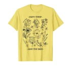 Желтая футболка с надписью Save The Bees