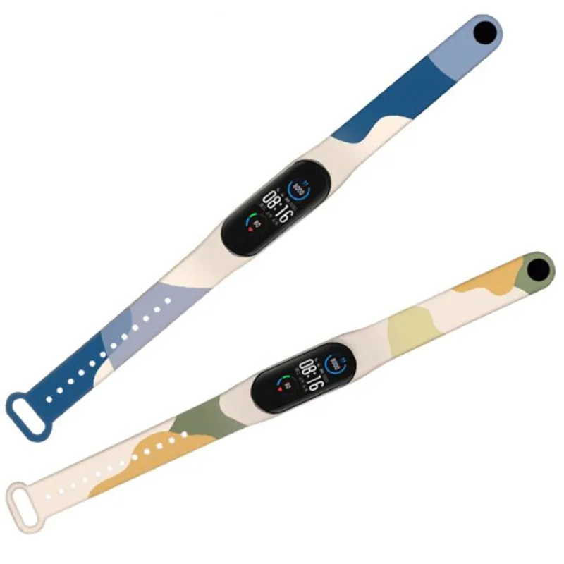 Multicolor For Mi Band 4 5 6 Bracelet Strap Miband 4 5 6 Strap Breathable Replacement Wrist Straps For Xiaomi Mi Banda Smartband
