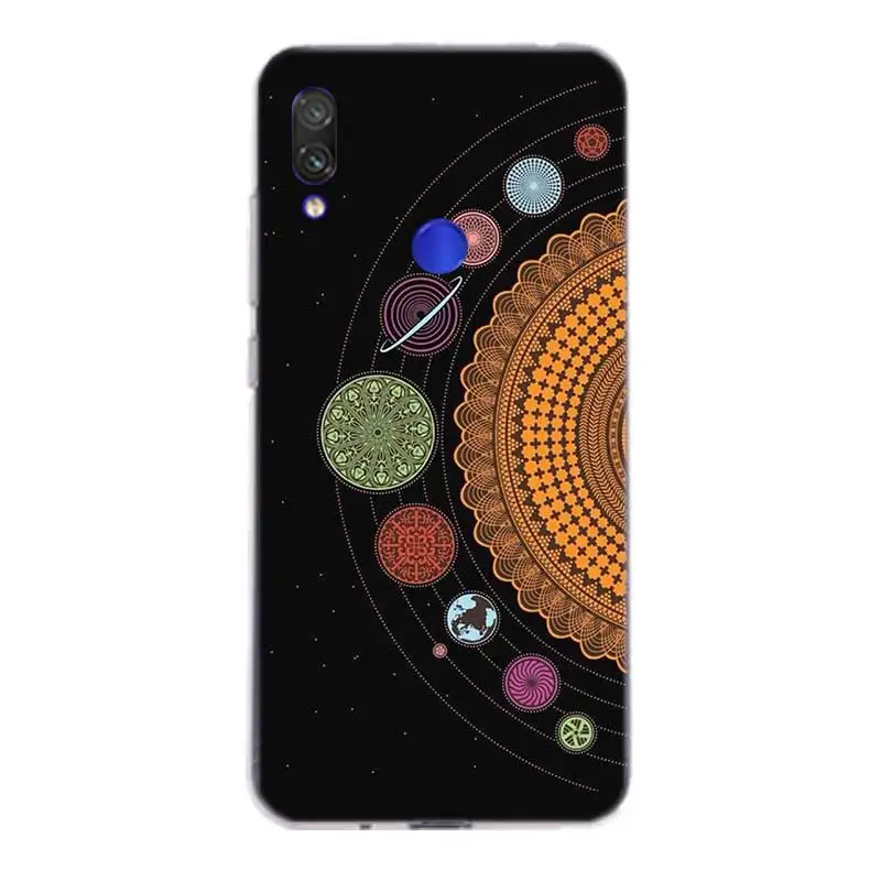 Ретро Чехол с изображением цветка мандалы чехол для спортивной камеры Xiao mi Red Note 7