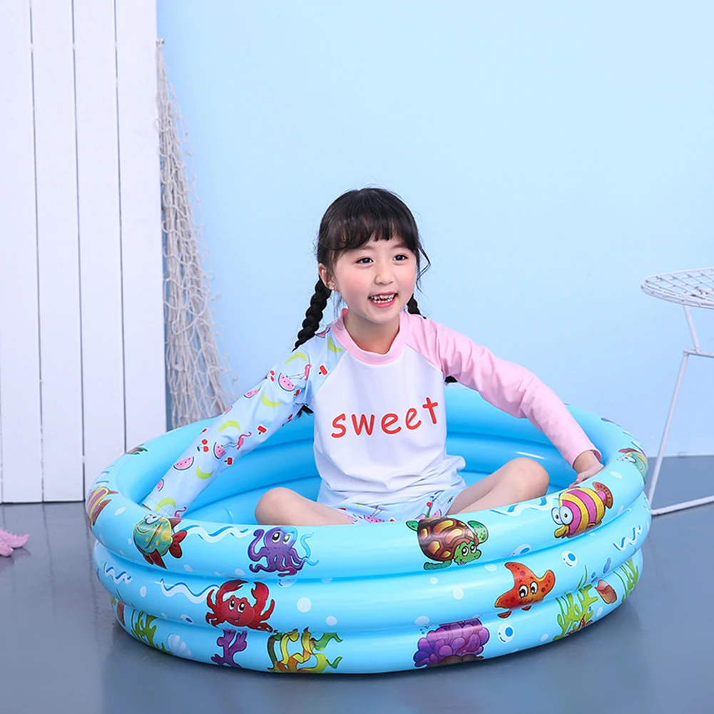 

Children Inflatable Pool Bath Tub Round Baby Swimming Pool Ocean Ball Fishing Pool Kids Child Summer Water Toys