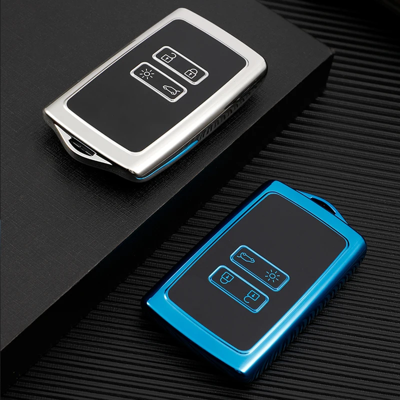 

TPU Car Smart Key Case Cover Shell Fob For Renault Koleos Kadjar Clio Megane Captur Espace Kangoo Sandero Talisman Accessories