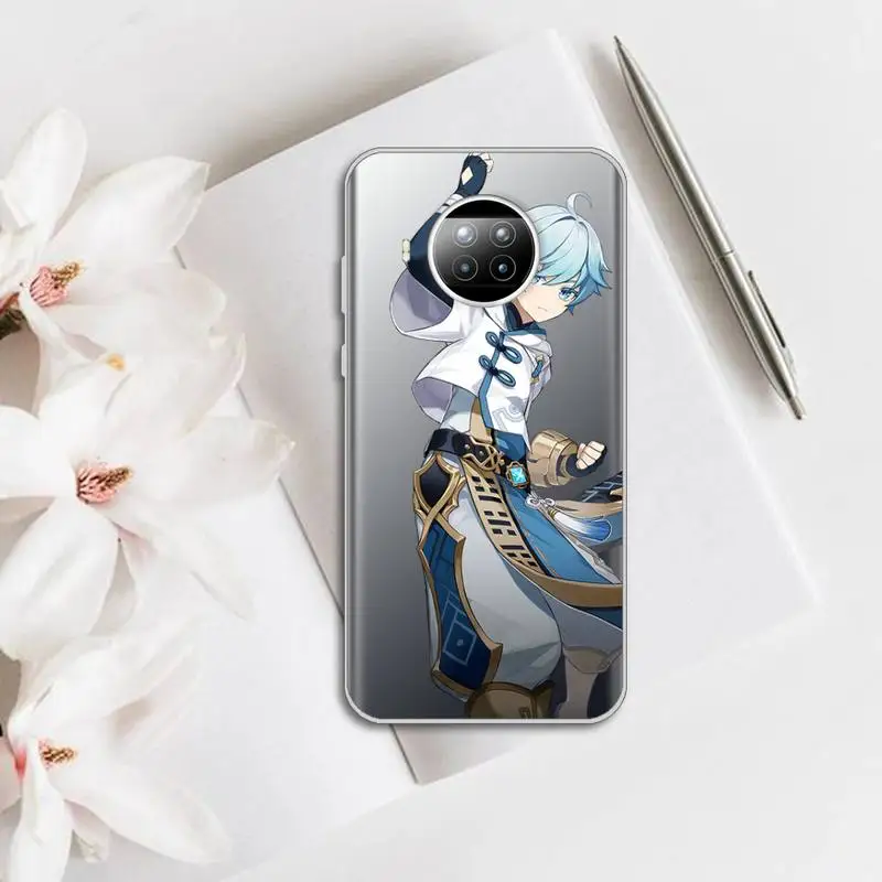 

genshin impact Phone Case Transparent for Xiaomi mi Redmi note 10 t 8 9 pro lite 11 Samsung S 8 9 10 20