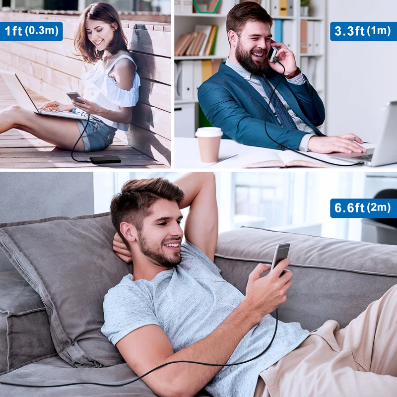 

5A 2m USB Type C Cable Micro USB Fast Charging Mobile Phone Android Charger Type-C Data Cord For Huawei P40 Mate 30 Xiaomi Redmi