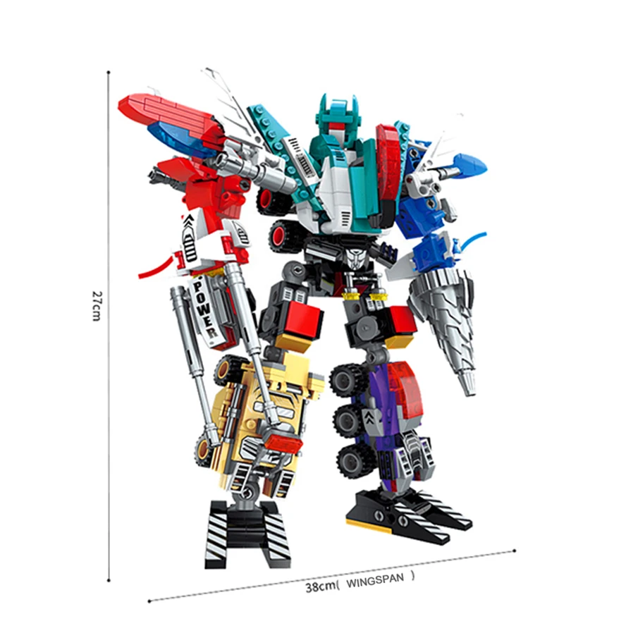 6 в 1 Детский конструктор робот трансформер|Блочные конструкторы| |