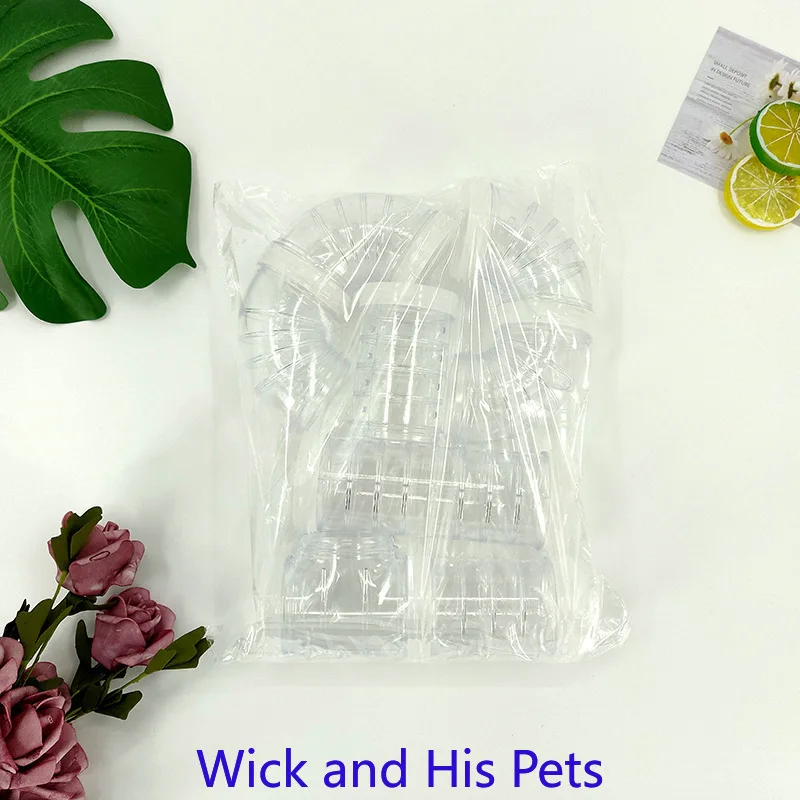 Пластиковый канал для хомяка игрушечный грызун обучающий тоннель прочный