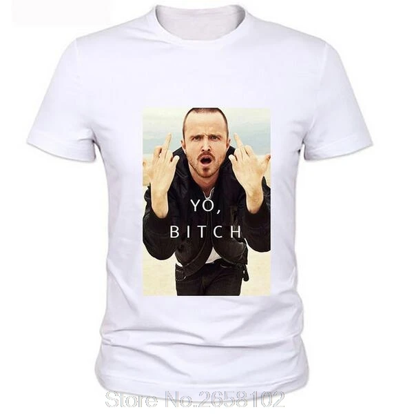 Мужская крутая дизайнерская футболка Jesse Pinkman футболки Breaking Bad белые хлопковые