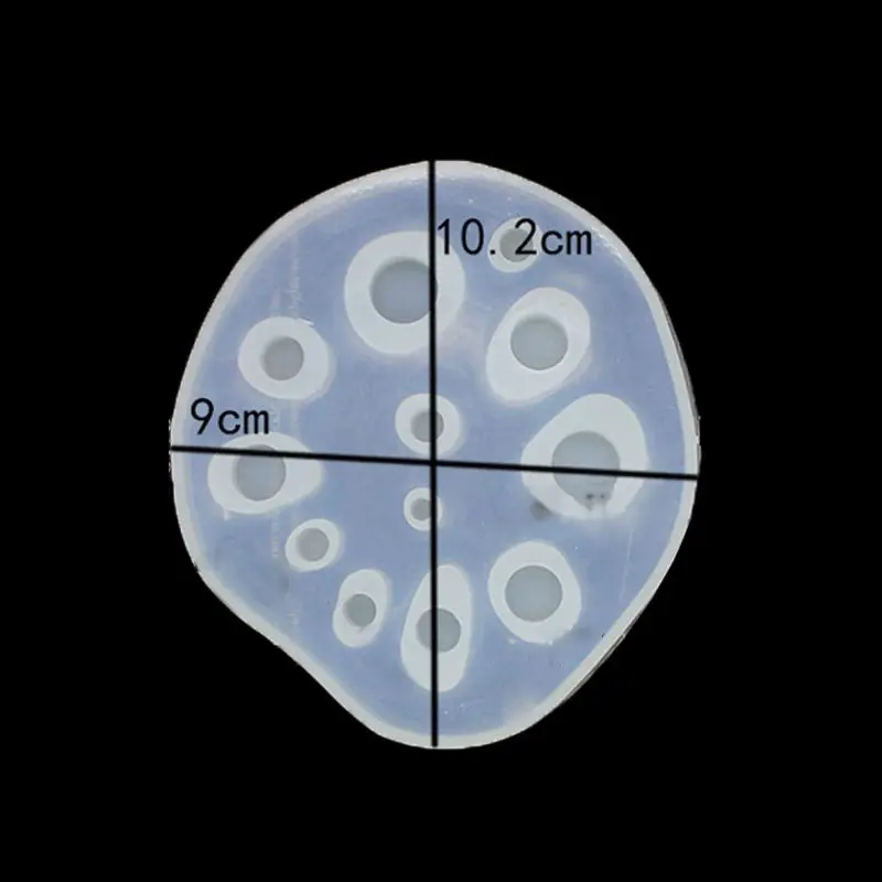 

DIY Lotus Root Slices Irregular Coasters Mold Epoxy Resin Art Supplies Make Your Own Tray Tea Mat Resin Mold Art Crafts