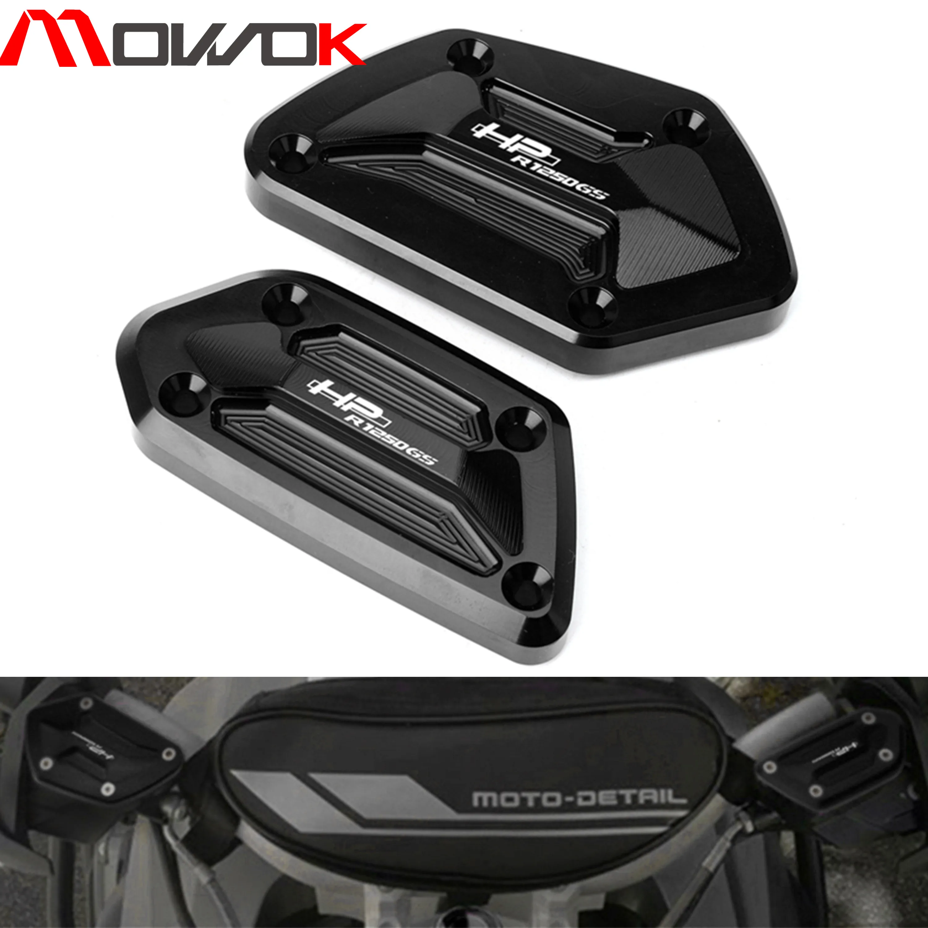 

For BMW R1250GS R 1250 GS HP Adventure GSA 2018-2020 Motorcycle CNC Aluminum Front Brake Cylinder Fluid Reservoir Cover Oil Cap