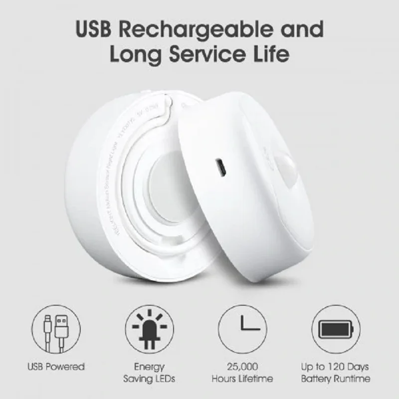 Xiaomi Mijia Yee светильник умный перезаряжаемый светодиодный ночной Светильник Инфракрасный магнитный с крючками Дистанционный датчик движения тела светильник