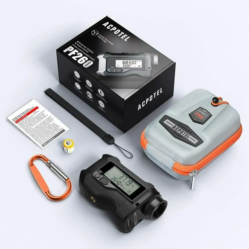 

ACPOTEL 700M Golf Laser Rangefinder Laser Distance Meter Telescope for Hunting with Flag-Lock Slope Switch Technology