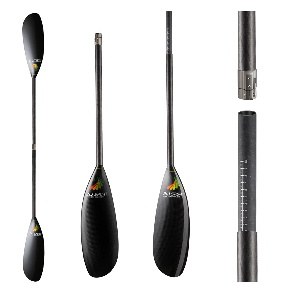 Регулируемое весло для Каяка из углеродного волокна с овальным валом