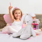 Симпатичные мягкие игрушки-животные, 52 см, Симпатичные плюшевые игрушки-обнимашки, куклы-кролики, игрушка, 3 цвета, мягкая подушка, украшение для комнаты, дивана, подарки для девочек