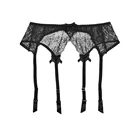 2021 женское сексуальное нижнее белье, кружевные подвязки, Прозрачное нижнее белье, регулируемый двубортный Пояс для чулок