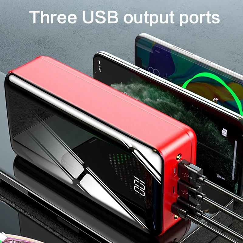 Внешний аккумулятор 50000 мАч PD18W быстрая зарядка Внешнее зарядное устройство