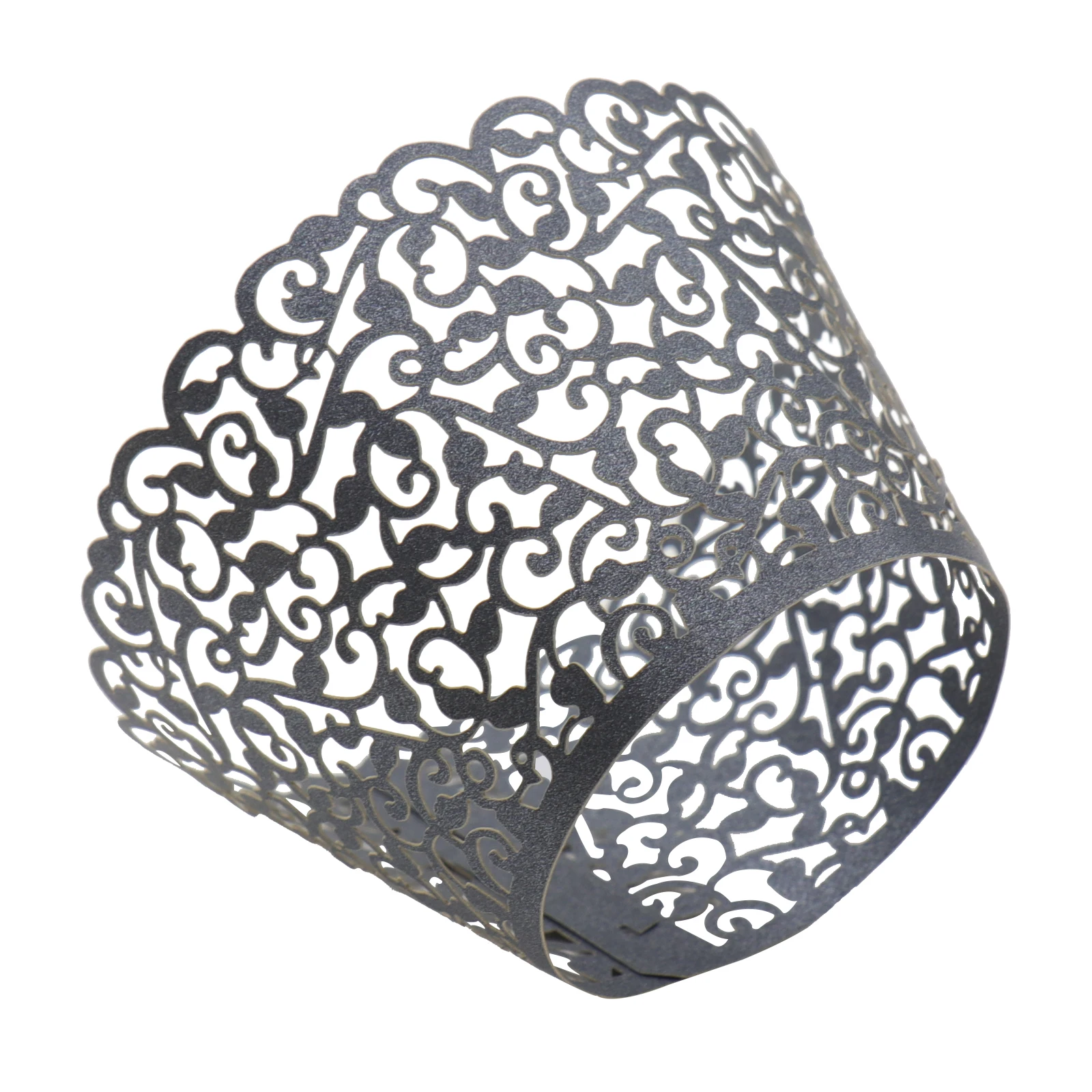 10 шт. обертки для свадьбы дня рождения филигранью лозы кексы булочек кексов чехлы