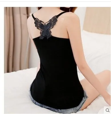 Открытая Облегающая майка с бантом и открытой спиной однотонные тонкие топы