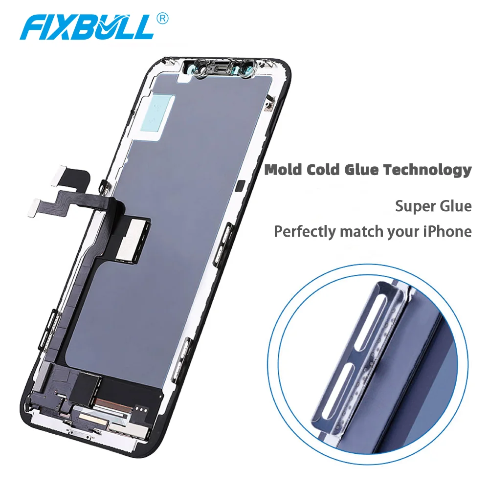 ЖК-дисплей класса AAAA для iPhone X XS XR XSMax с идеальным 3D сенсорным экраном дигитайзер в