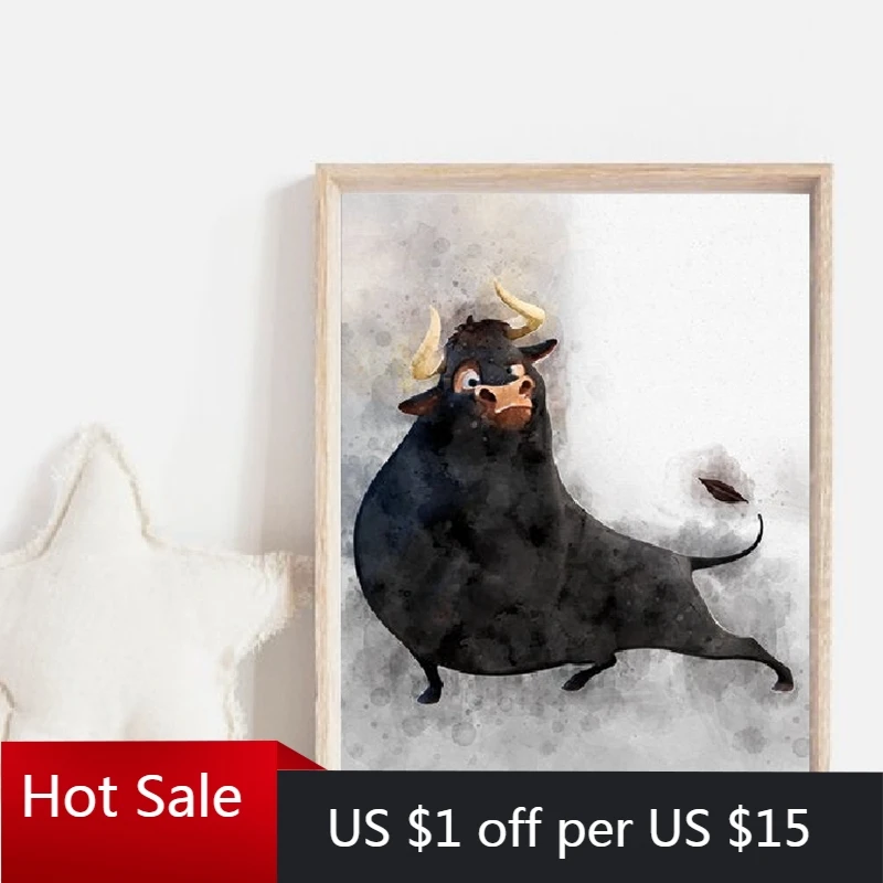 Ferdinand Bull холст художественные плакаты принты для детской стены декор