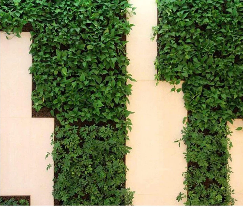 

Pocket Wall Hanging Planting Bags Gardening flowers Plant Grow Pot Planter vegetables Home Garden Tool