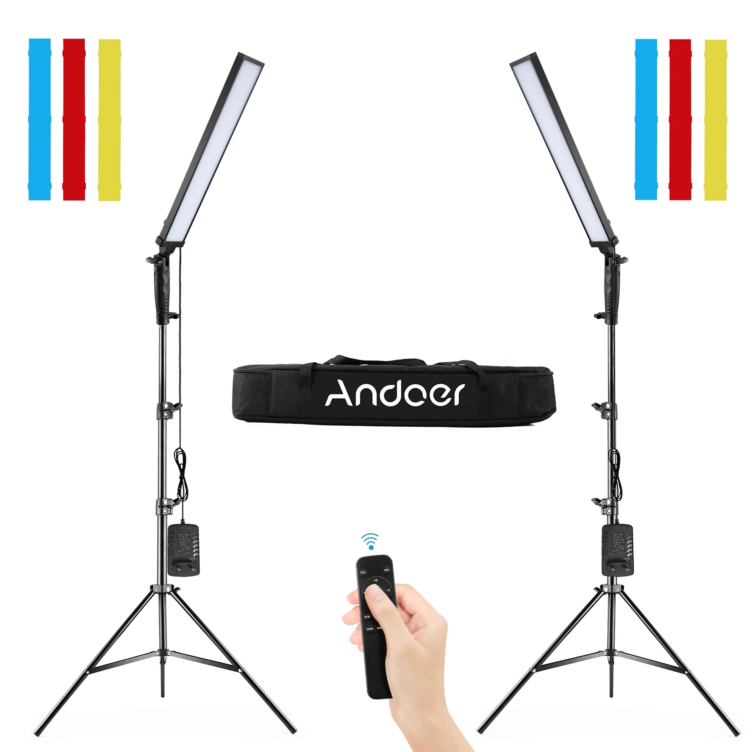 

Andoer BH-20H Handheld Photography LED Light Kit LED Video Lamp for Video Portraits Wedding Advertisement Photography photo