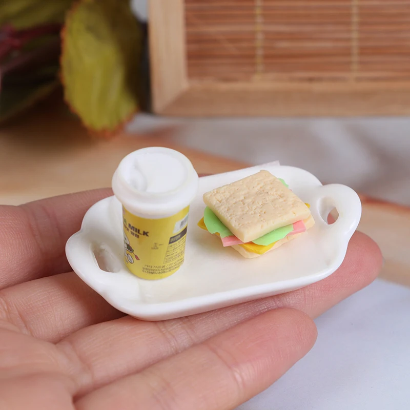 

Miniature Dollhouse Simulation Mini Sandwiches Pretend Play Food For Bjd,blyth Doll Kitchen Furniture Accessorie