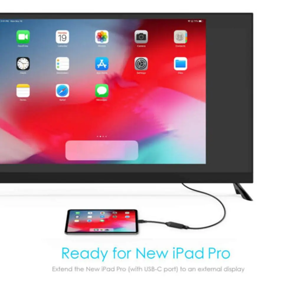 USB C HDMI адаптер для монитора проектора HDTV Тип конвертер Macbook Pro Для Imac Samsung Bundle 1 6