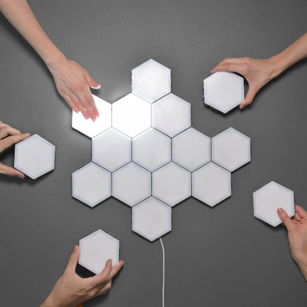 Светодиодный квантовый светильник чувствительный к касанию ночник модульный