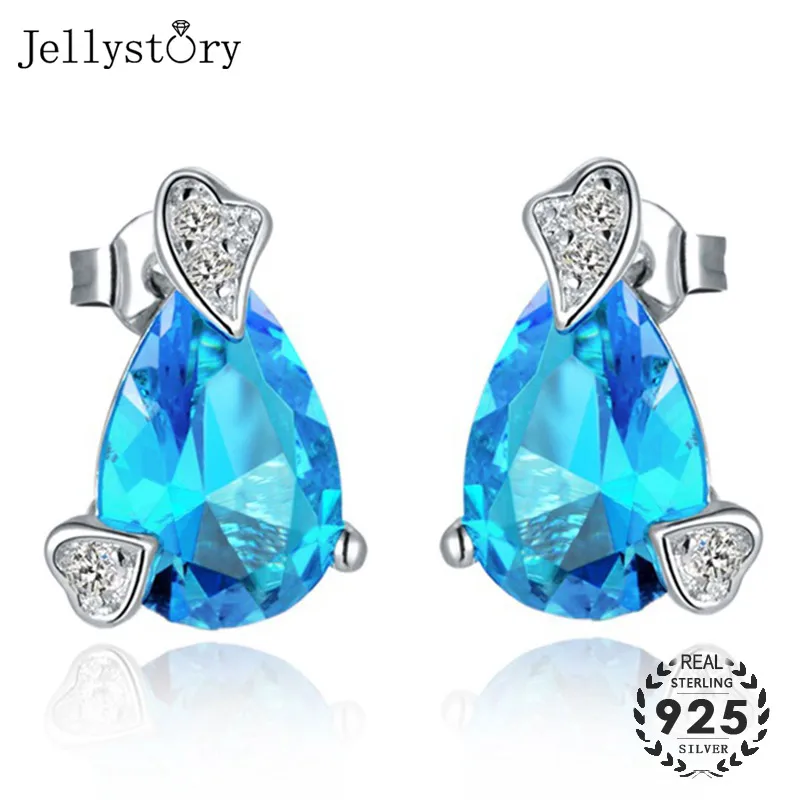 Женские серьги-гвоздики из серебра 925 пробы 8 х12 мм | Украшения и аксессуары