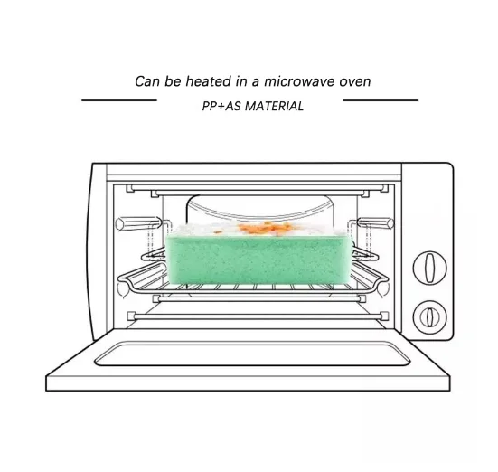 900 мл портативный здоровый материал Ланч-бокс 3 слоя пшеничной соломы Bento коробки