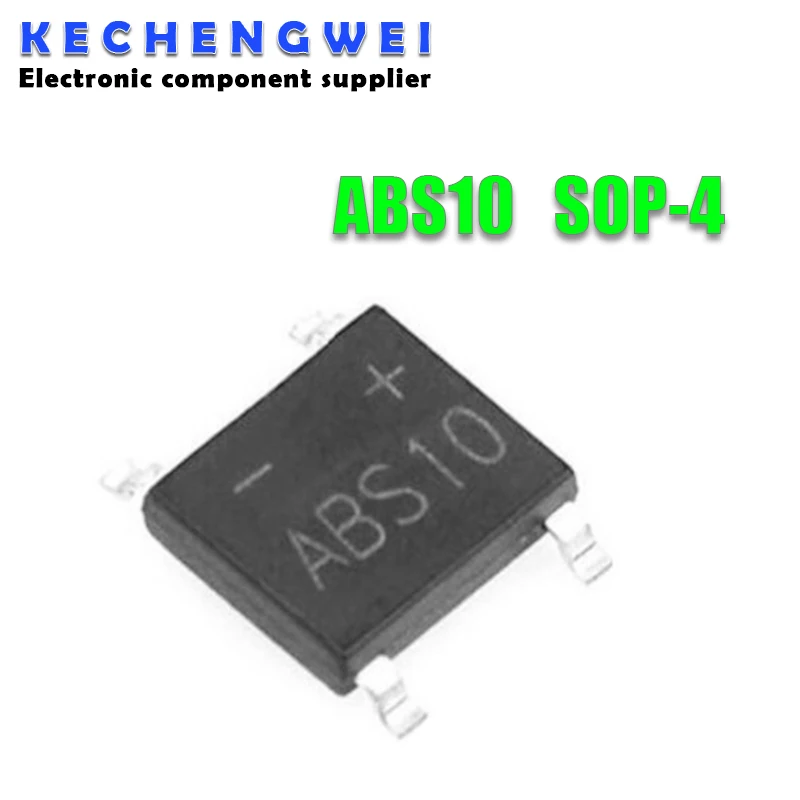 

50pcs ABS10 SOP-4 SMD Rectifier bridge pile IC chip