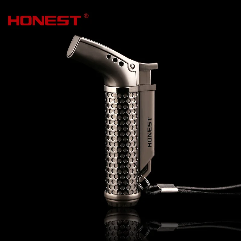 Новый Пистолет-распылитфонарь струйная зажигалка Бутановая трубка газ турбо