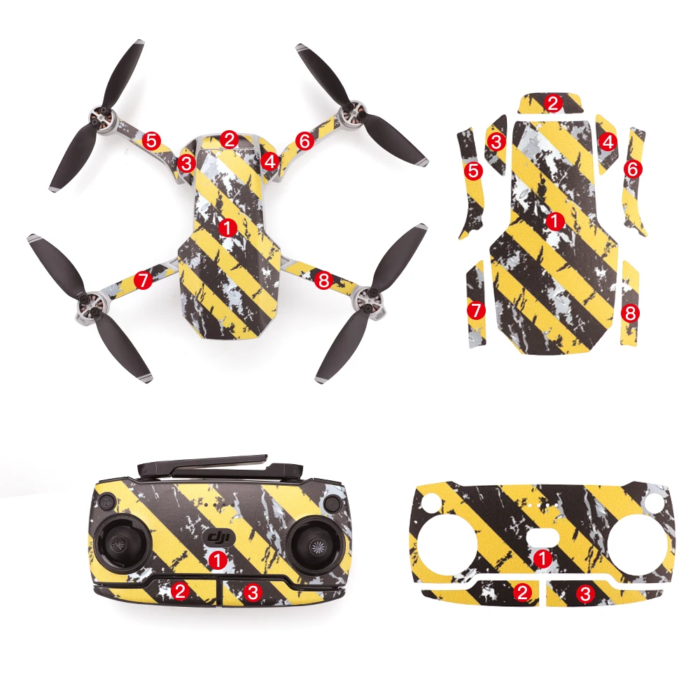 Водонепроницаемая декоративная наклейка Обложка для кожи комплект аксессуаров