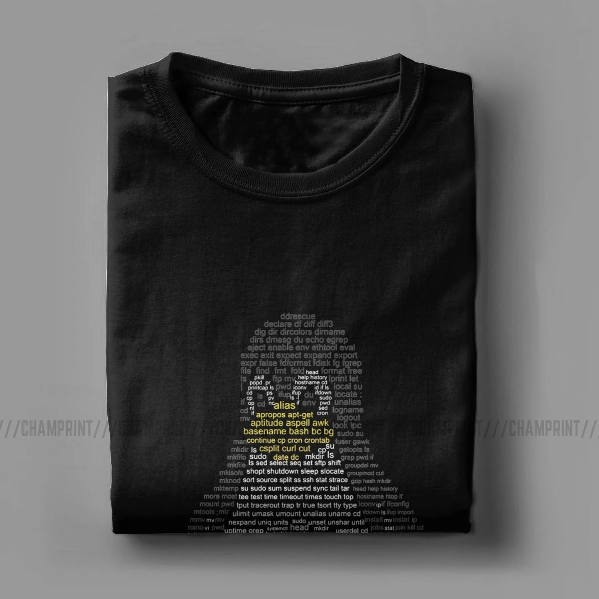 Linux Пингвин Баша команды футболки для мужчин Потрясающие Тукс программатор