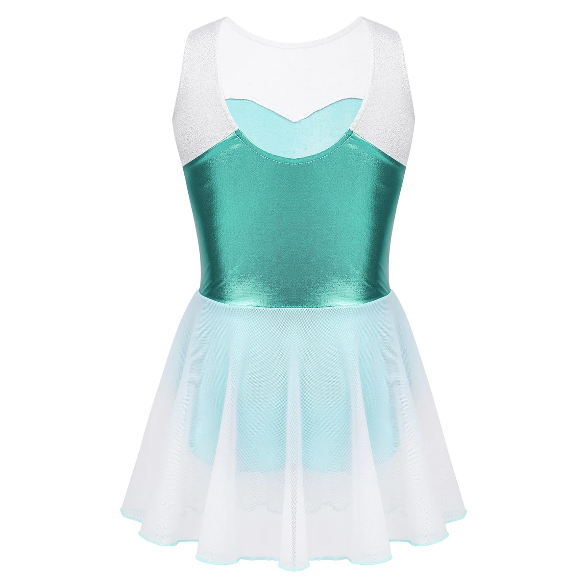 Цельнометаллическое балетное танцевальное платье для девочек Детское трико