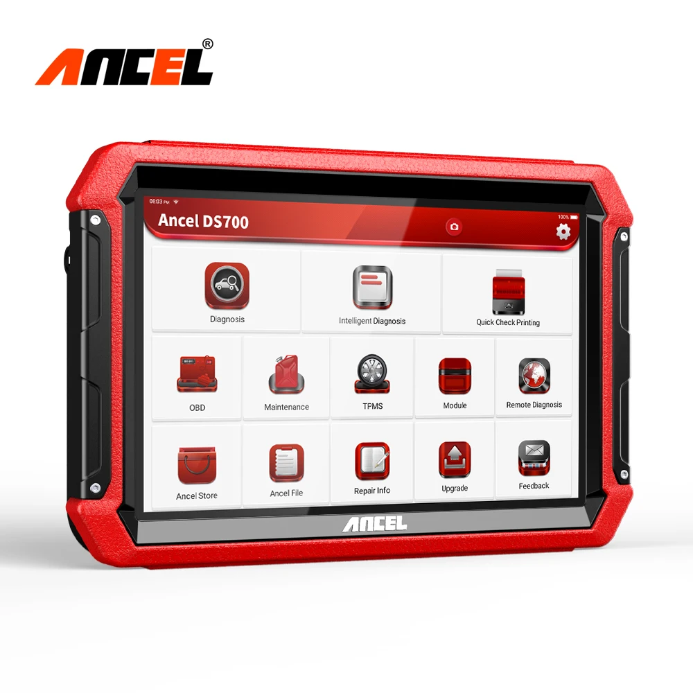 

Ancel DS700 Car Diagnostic Tool OBD2 Scanner Active Test EGR Adaption IMMO DPF Reset Android 10.0 Diagnosis OBD 2 Auto Scanner