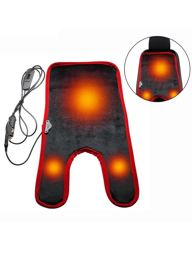 Безопасный зимний автомобильный чехол на сиденье с подогревом