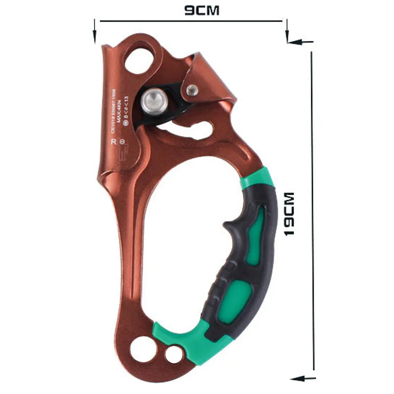 ELOS-Rock Climbing Hand Ascender Riser for 8-13Mm Rope Grasp Rescue Caving Mountaineering Tree Climber Equip | Спорт и развлечения