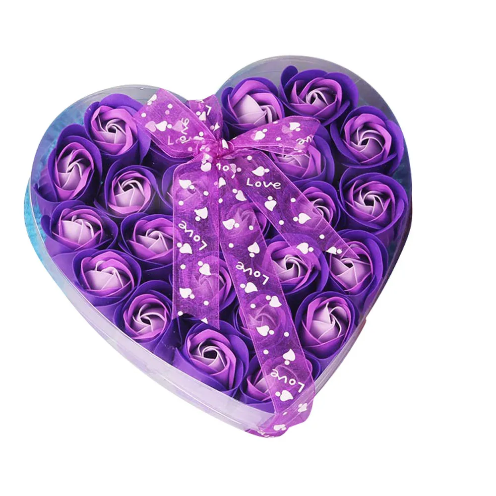 24 шт. Ароматические розы Лепестки для ванны мыло тела свадебный подарок