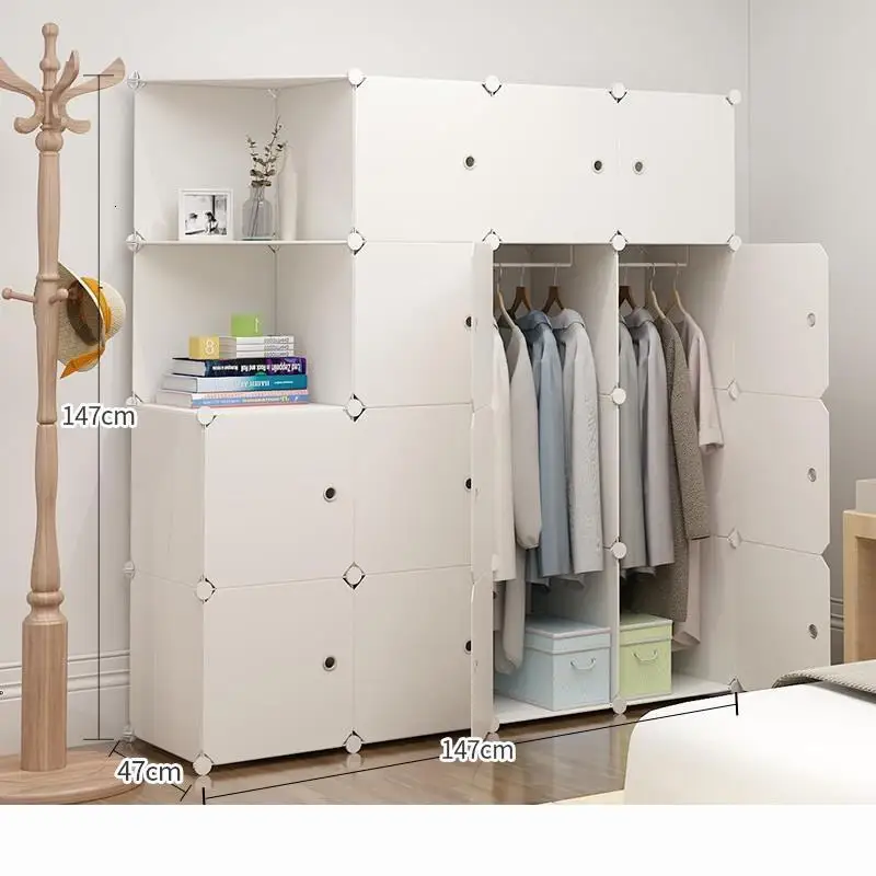 MODEL P Для спальни Penderie Meuble Range Armario De Almacenamiento Armadio Guardaroba Mueble Closet Guarda Roupa шкаф для одежды - Цвет: MODEL P