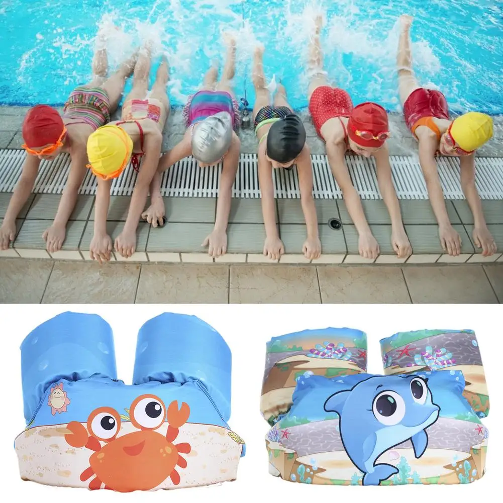 

Kids Float Cartoon Arm Sleeve Children's Swimming Arm Float Rings Sleeves Durable Air Bag Swimsuit Foam Safety Swimming Training