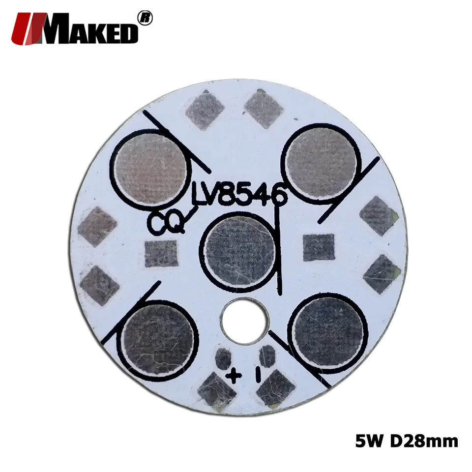 5 Вт Dia28mm светодиодный PCB радиатор 1W3W5W высокой мощности Светодиодный s установка
