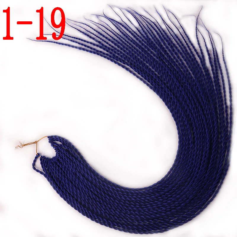 T1B/613 MERISIHAIR Ombre Сенегальские крученые волосы на крючках косички 24 дюйма 30 корней/упаковка синтетические плетеные волосы для женщин серые, синие, розовые, бро - Цвет: T1B/613