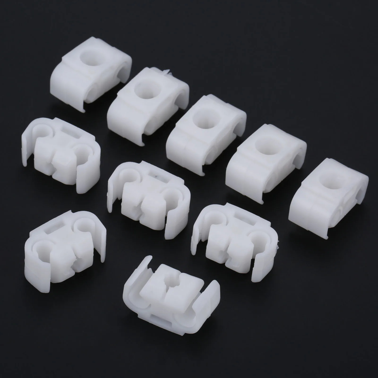 

811611797 20 шт. кронштейн тормозного кабеля Держатель для крепления корпуса трубы для Golf Je tta Passat для Audi A4 A6 для Skoda для сиденья