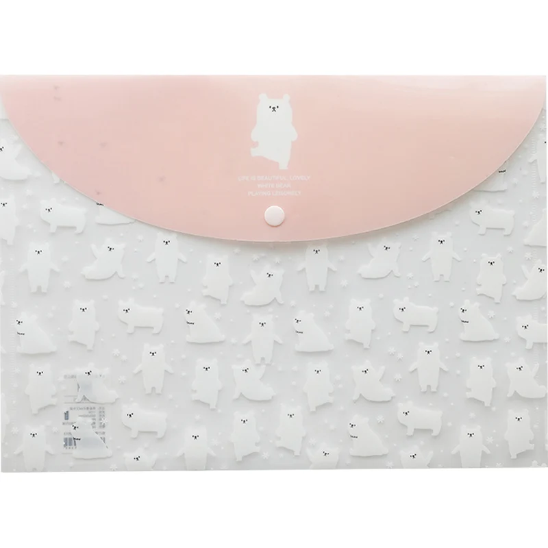 Экологичная сумка для файлов A4 прозрачная информации Студенческая офисная