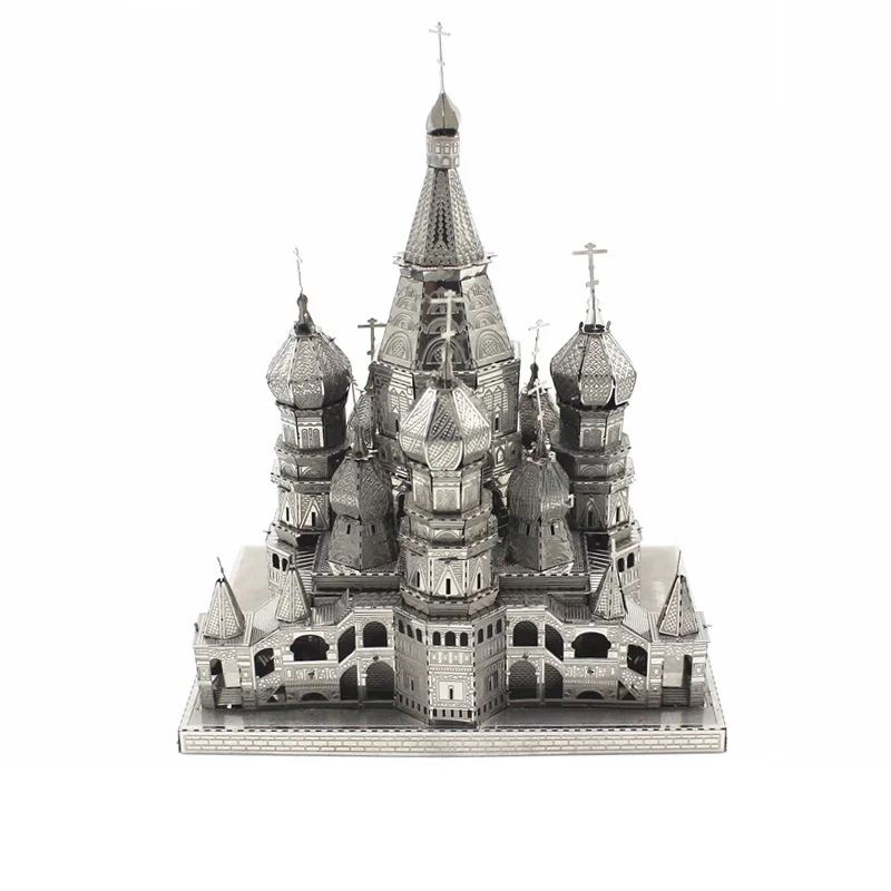Vasily 3D металлическая модель головоломка игрушечный пистолет строительная машина несколько типов Diy лазерная резка нержавеющая сталь ручная сборка набор - Цвет: Vasily